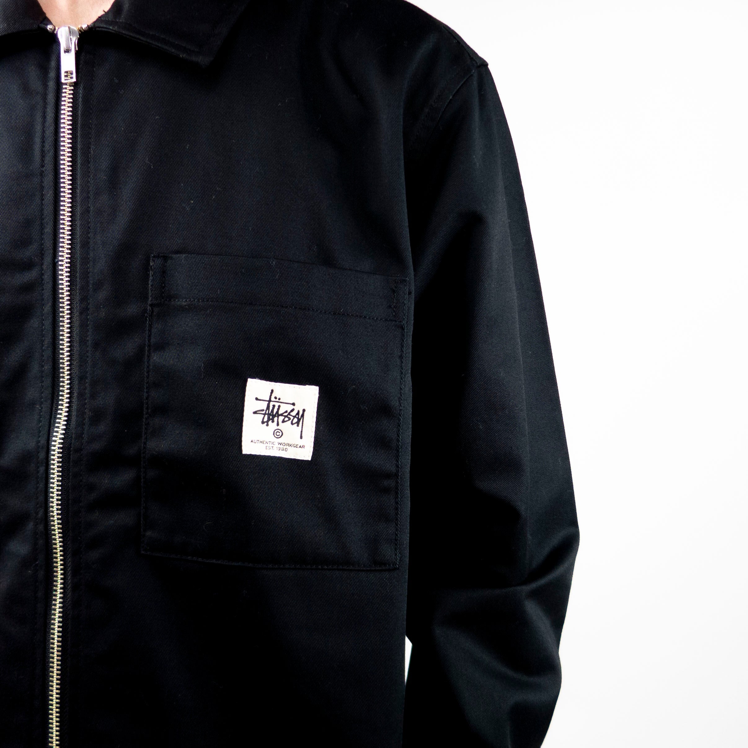 stussy lavender work shirt