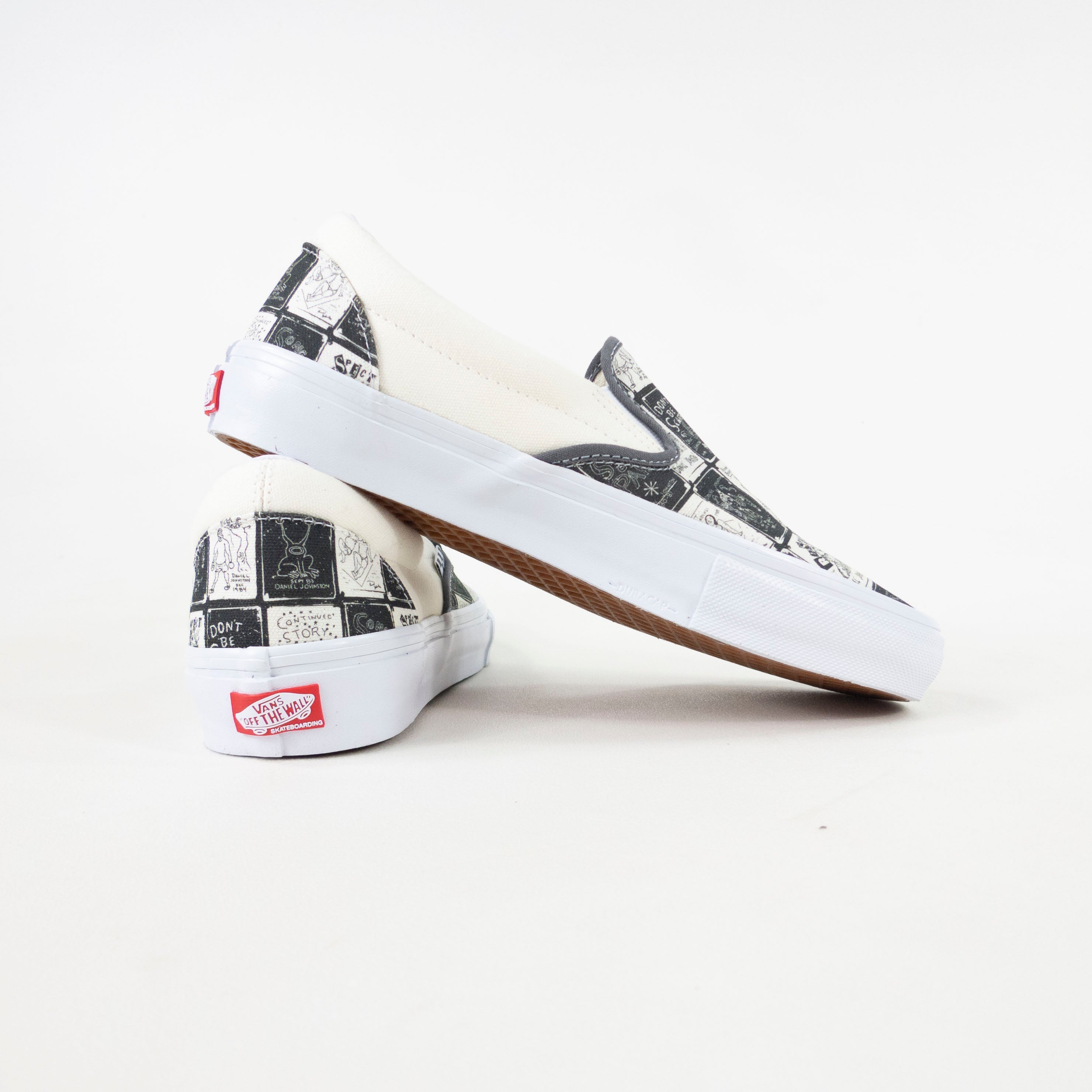 Vans Skate Slip-On x Daniel Johnston Shoes - (Daniel Johnston) Raven ...