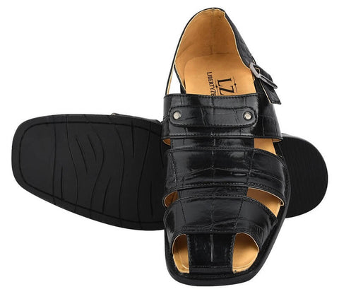 Austin Mens Leather Sandals for Spring