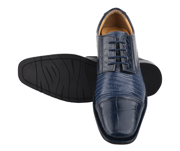 Zapatos Oxford con punta redonda para hombre