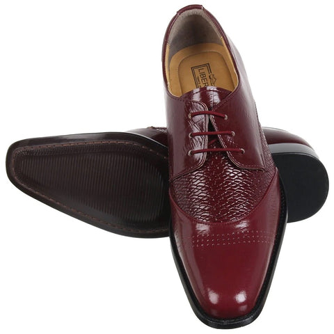 Burgundy Shoes to Wear with a Gray Suit