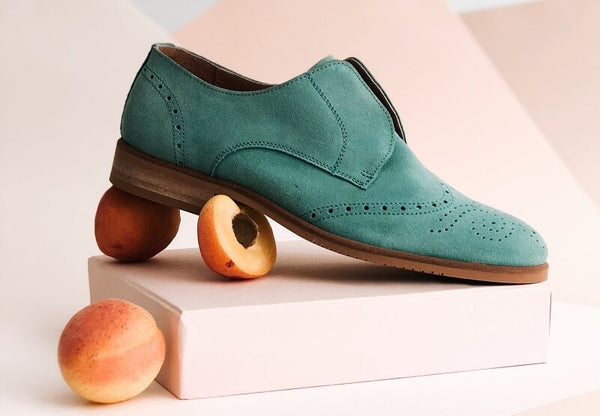 Zapato Oxford Verde