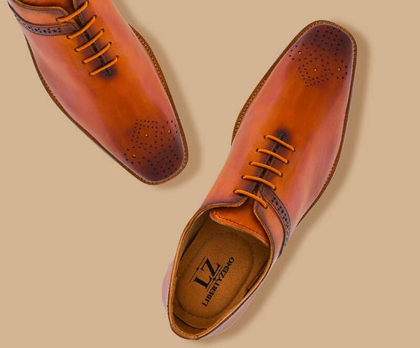 Tan Color Oxfords