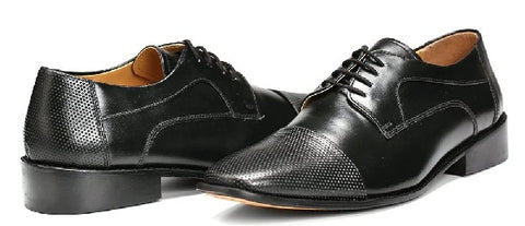 Alfie Leather Derby Style Dress Shoes