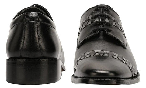 Carrey Leather Derby Style Dress Shoes for Men