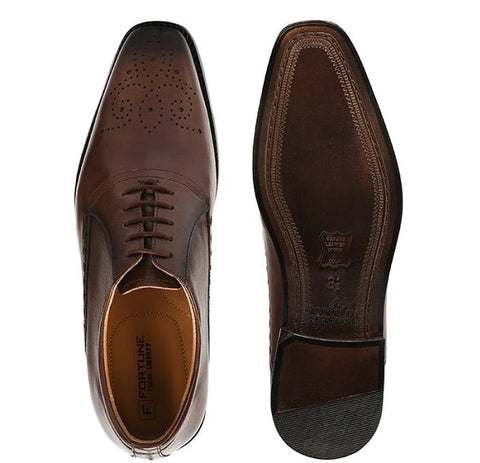 Lush Leather Derby-Style Shoes