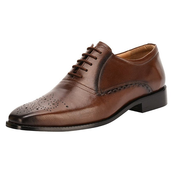 Lush Leather Derby Style Dress Shoes - LIBERTYZENO