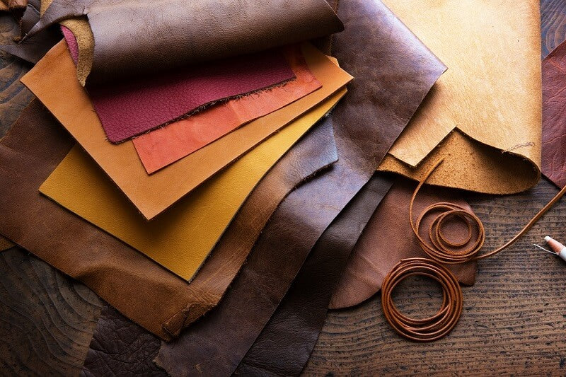 Selected leather