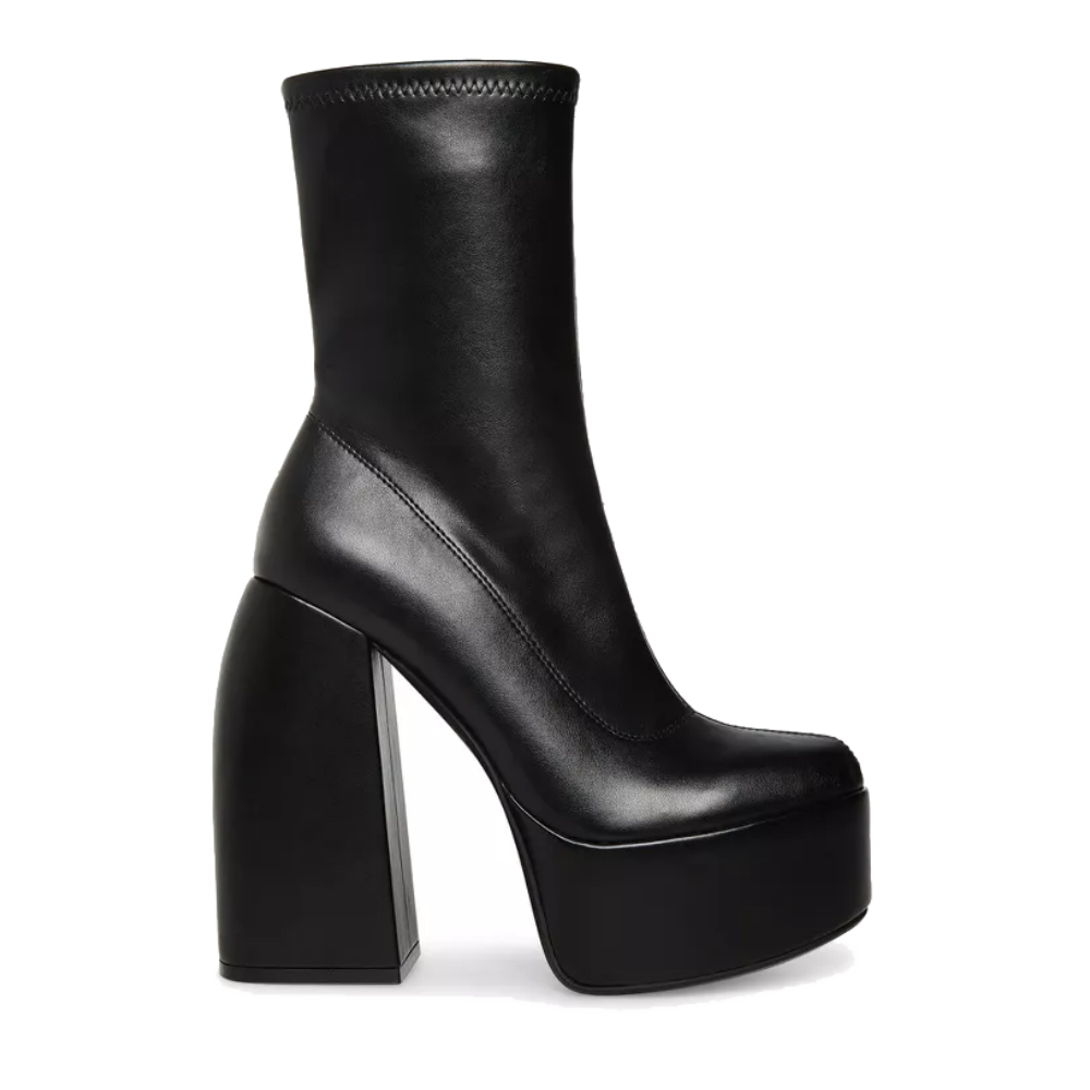 Black Edgy Chunky Heeled Platform Boots – ADONIS BOUTIQUE