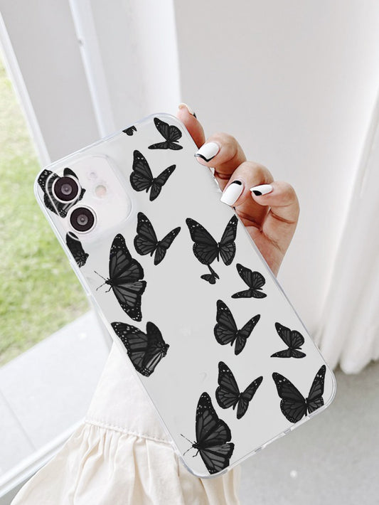 thun Custodia Cellulare Butterfly Prints Ciclamino