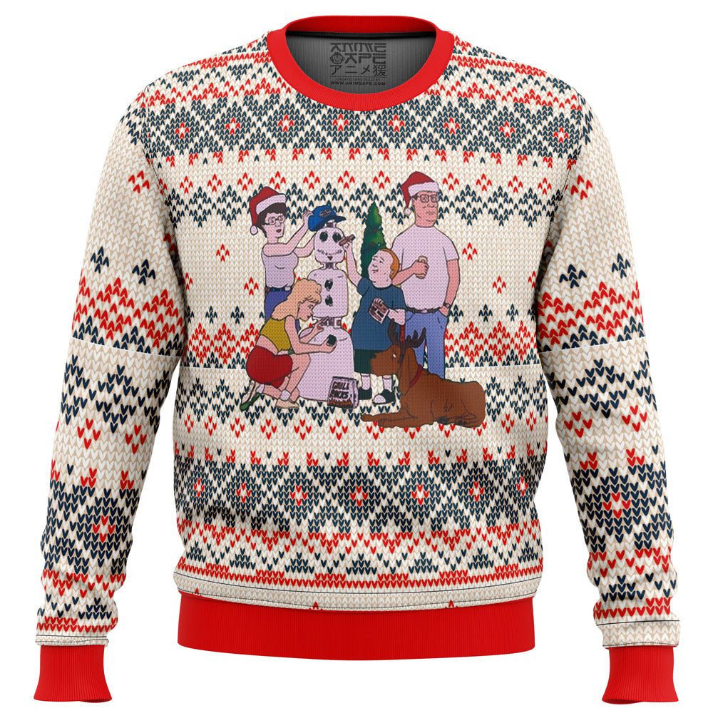 king of the hill christmas sweater