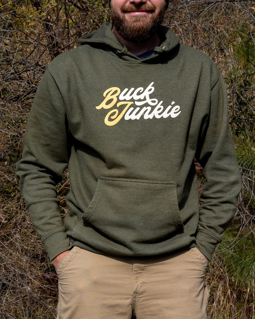 Buck Junkie Hoodie - Green - Buck Junkie product image