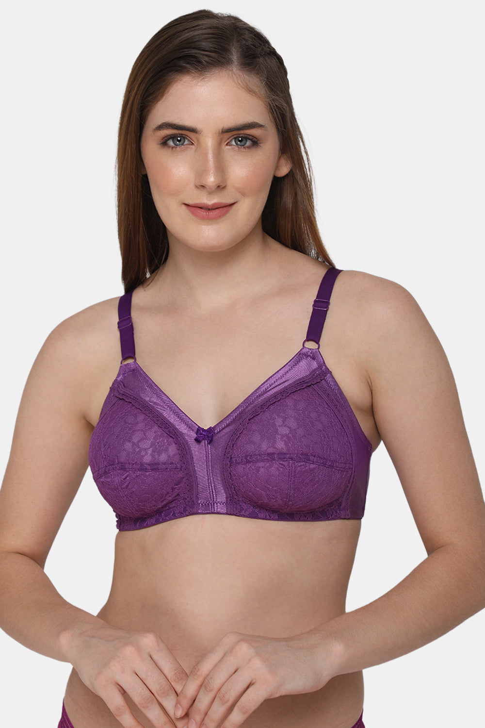 Naidu Hall High Coverage Non-Padded Non-Wired T-Shirt Bra - CLASSI