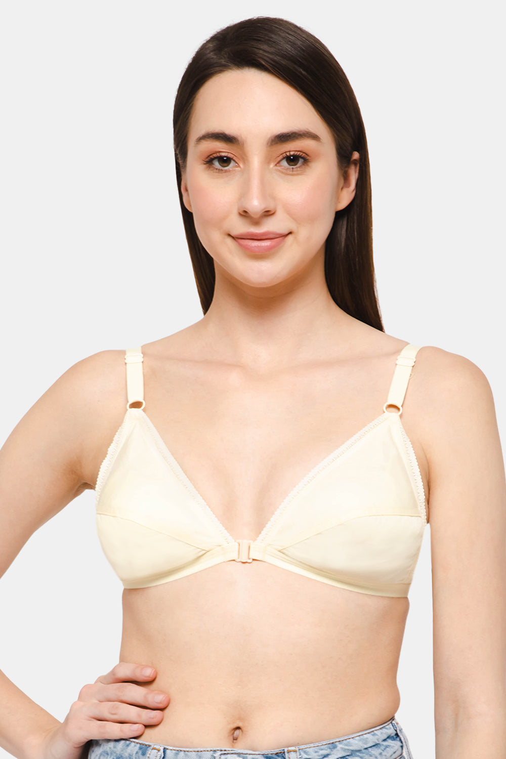 Front-Open Saree Bra - EC07, Medium Coverage Non-Padded Front