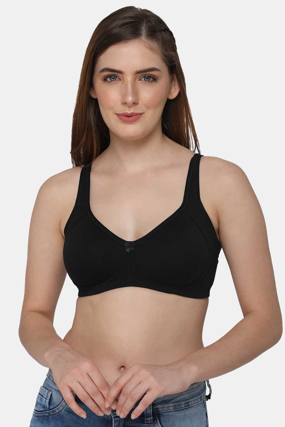 Buy In Care LINGERIE Solid Color 3/4th Coverage Everyday Bra,Heavily Padded  and Non-Wired Seamless Cups Online In India At Discounted Prices