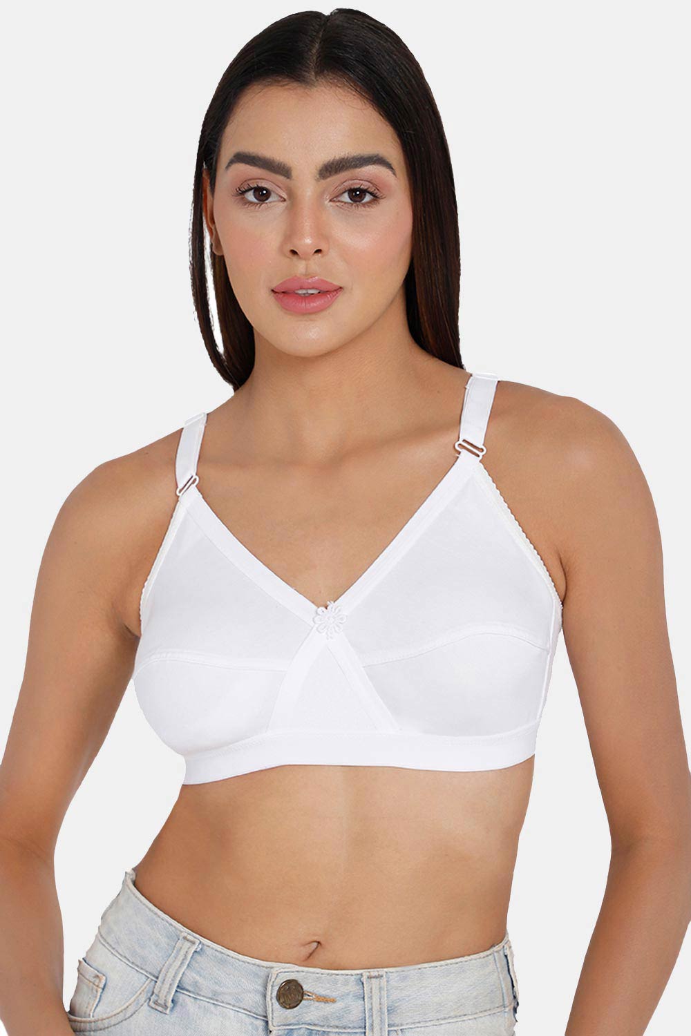 Buy Floret Women's Maternity(Nursing/Feeding) Non Padded & Non-Wired Full  Coverage Bra (30B, Cool Grey) at