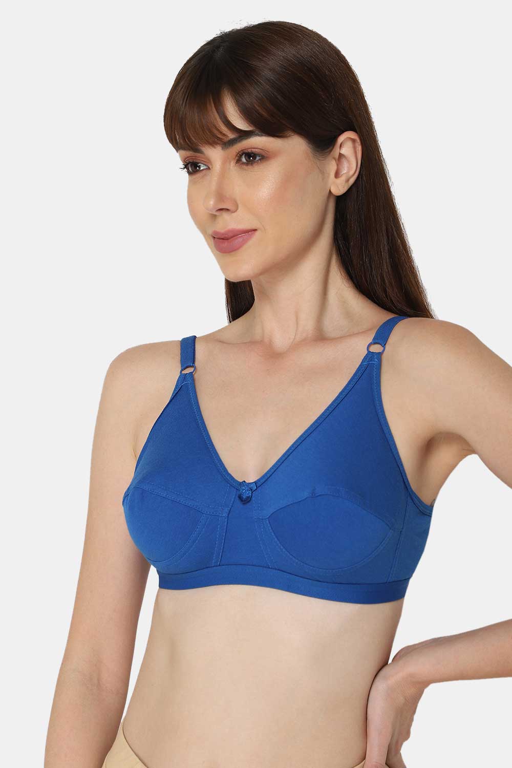 Cotton Plain Padded Blue Bra, Size: 30B-38B at Rs 90/piece in New