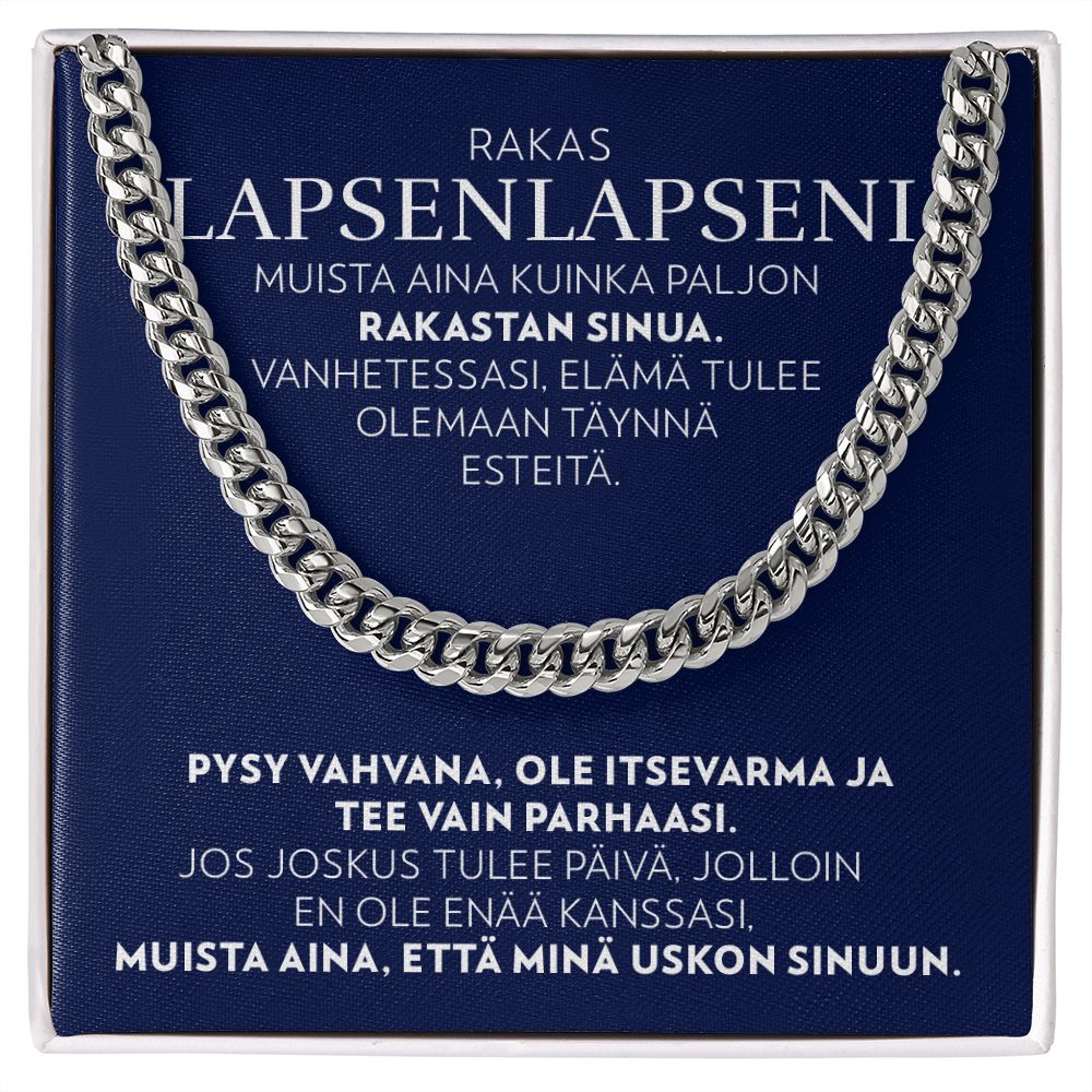 Lapsenlapselle - Pysy Vahvana - Panssariketju – Helmi Lahja