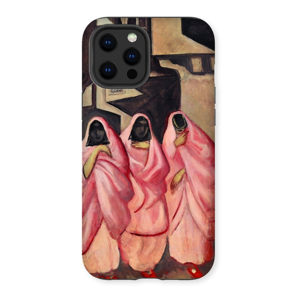 Three Women on the Street of Baghdad - Jāzeps Grosvalds Tough Phone Case - Art In Shades