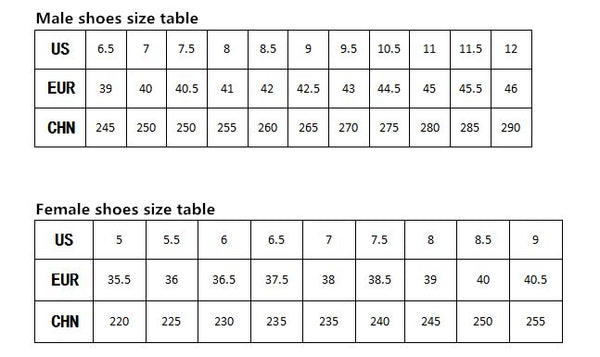 Anta Size Chart – Sporty Pro