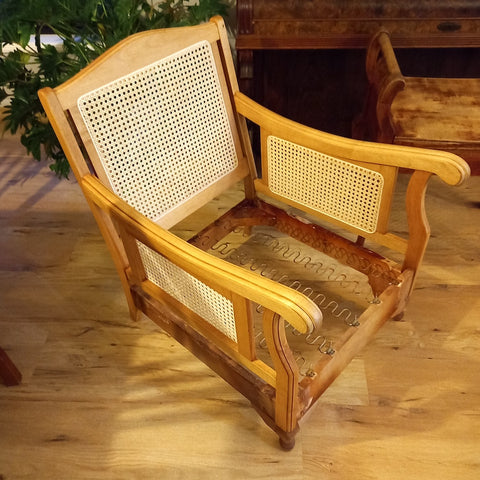 After - Timber & Rattan Armchair