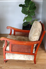 Before - Timber & Rattan Armchair