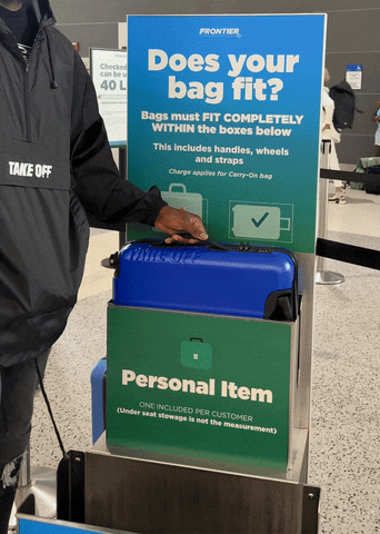 Frontier Airlines Personal Item – TAKE OFF Luggage