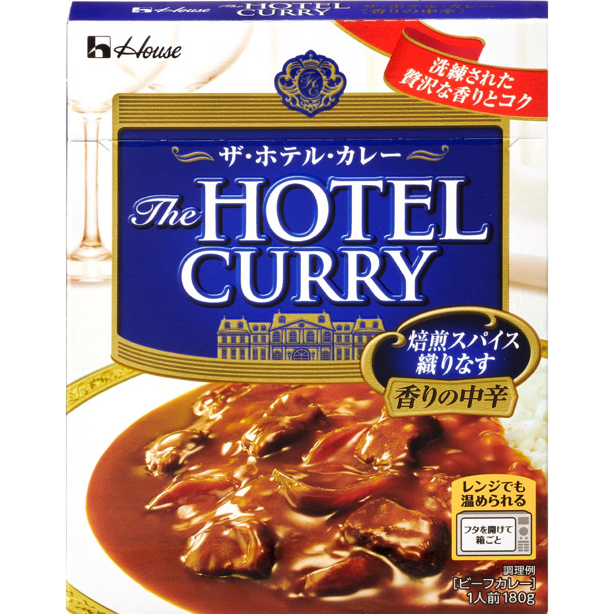 ハウス食品「ザ・ホテル・カレー 香りの中辛」180g×30個の通販