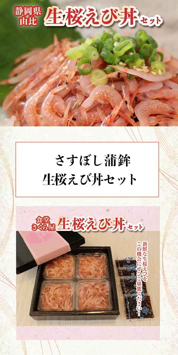 さすぼし蒲鉾「生桜えび丼セット」4食の通販｜Kuradashiでフードロス・食品ロス削減！