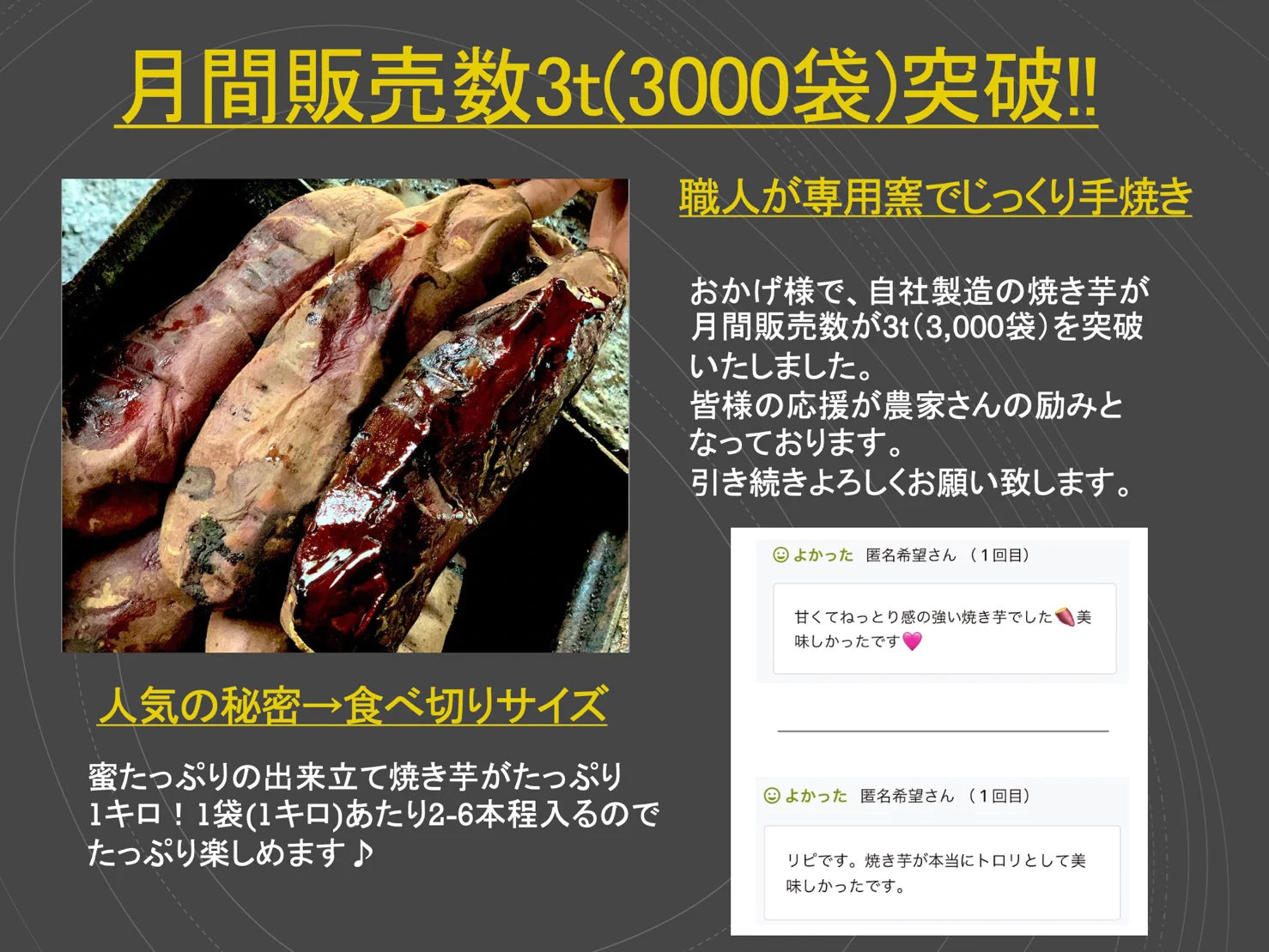 千葉県産さつまいも使用！熟成焼き芋」1kg×8パックの通販｜Kuradashiでフードロス・食品ロス削減！