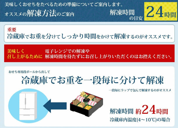 2024おせち「三段重おせち 吉祥」長角重3人前〜4人前の通販｜Kuradashi