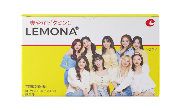 「レモナ×TWICE ビタミンCドリンク」100ml×80本