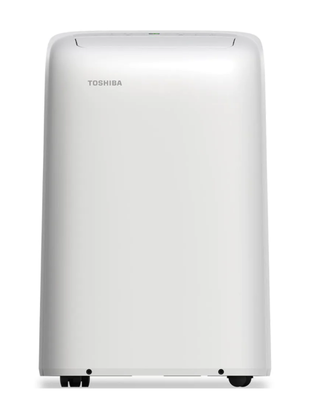 Toshiba 10,000 BTU (7,500 BTU, DOE) 115-Volt Portable AC with Dehumidifier Function and Remote Control in White, Factory Refurbi - KMS Wholesale product image