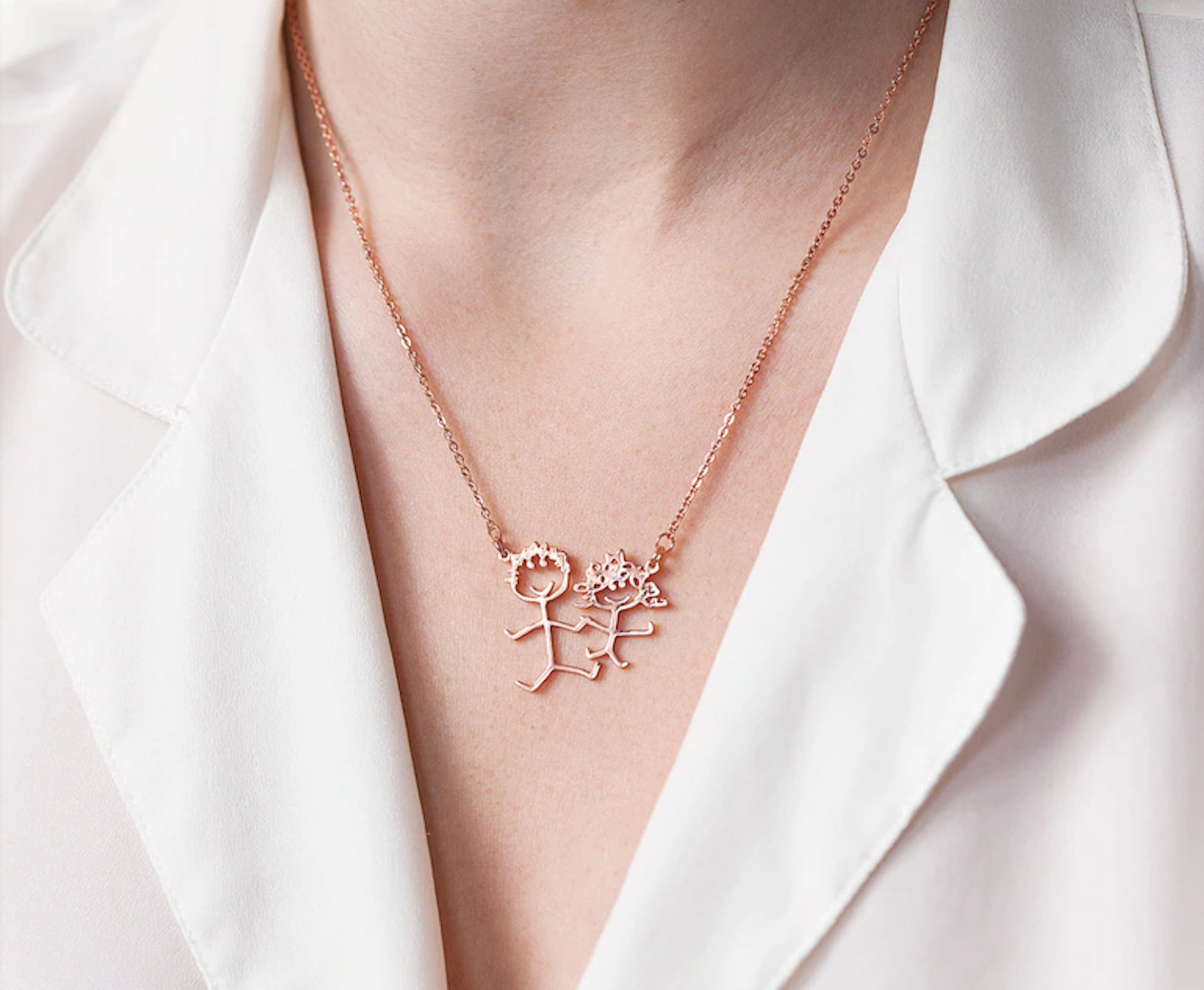 手書き文字やイラストでつくるネックレス Kurita Jewelry