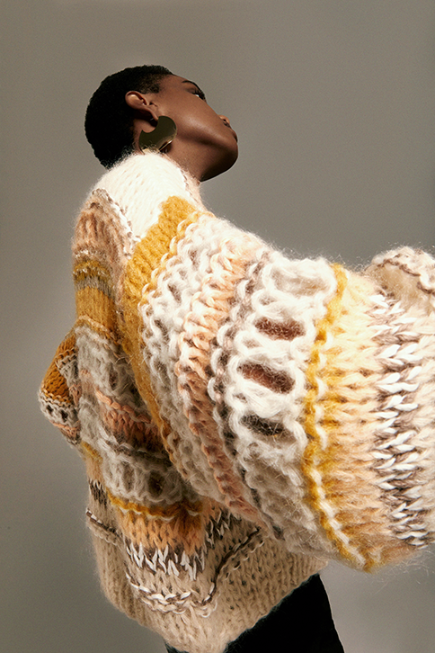 Mohair Big Bomber Cardigan | Mohair cardigan | Discover online now.