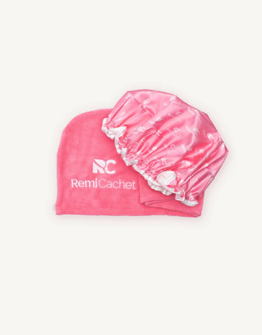 Remi Cachet Extensions Towel And Shower Cap 