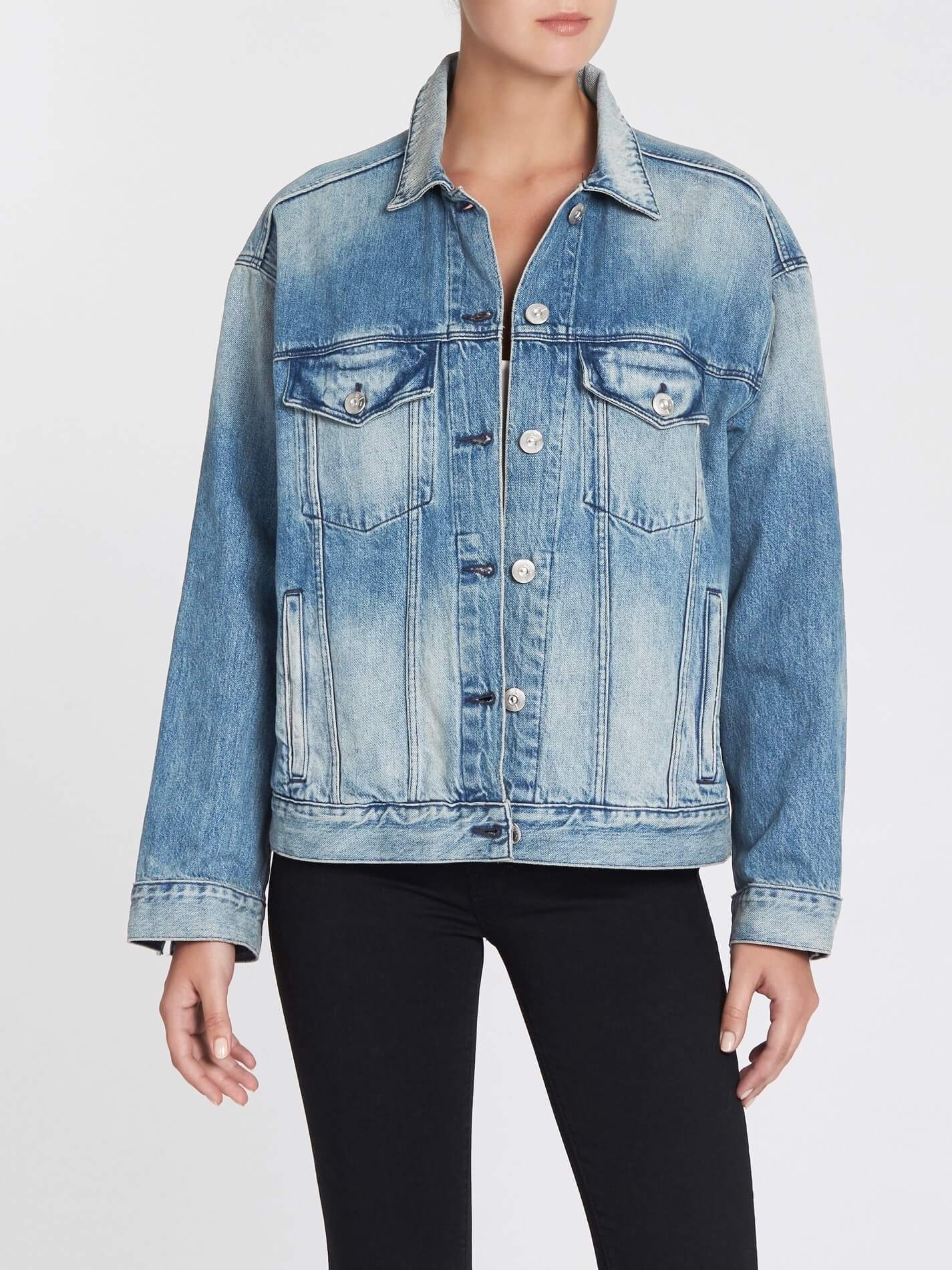 Oversized Boyfriend Classic Denim Jacket