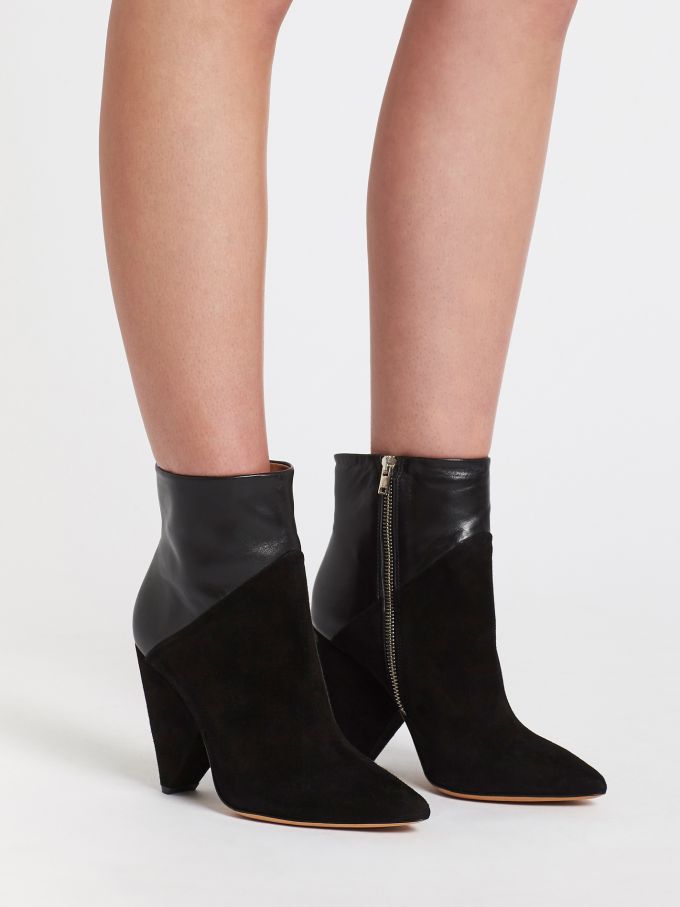 IRO Vileana Leather Ankle Boots in Black – Order Of Style