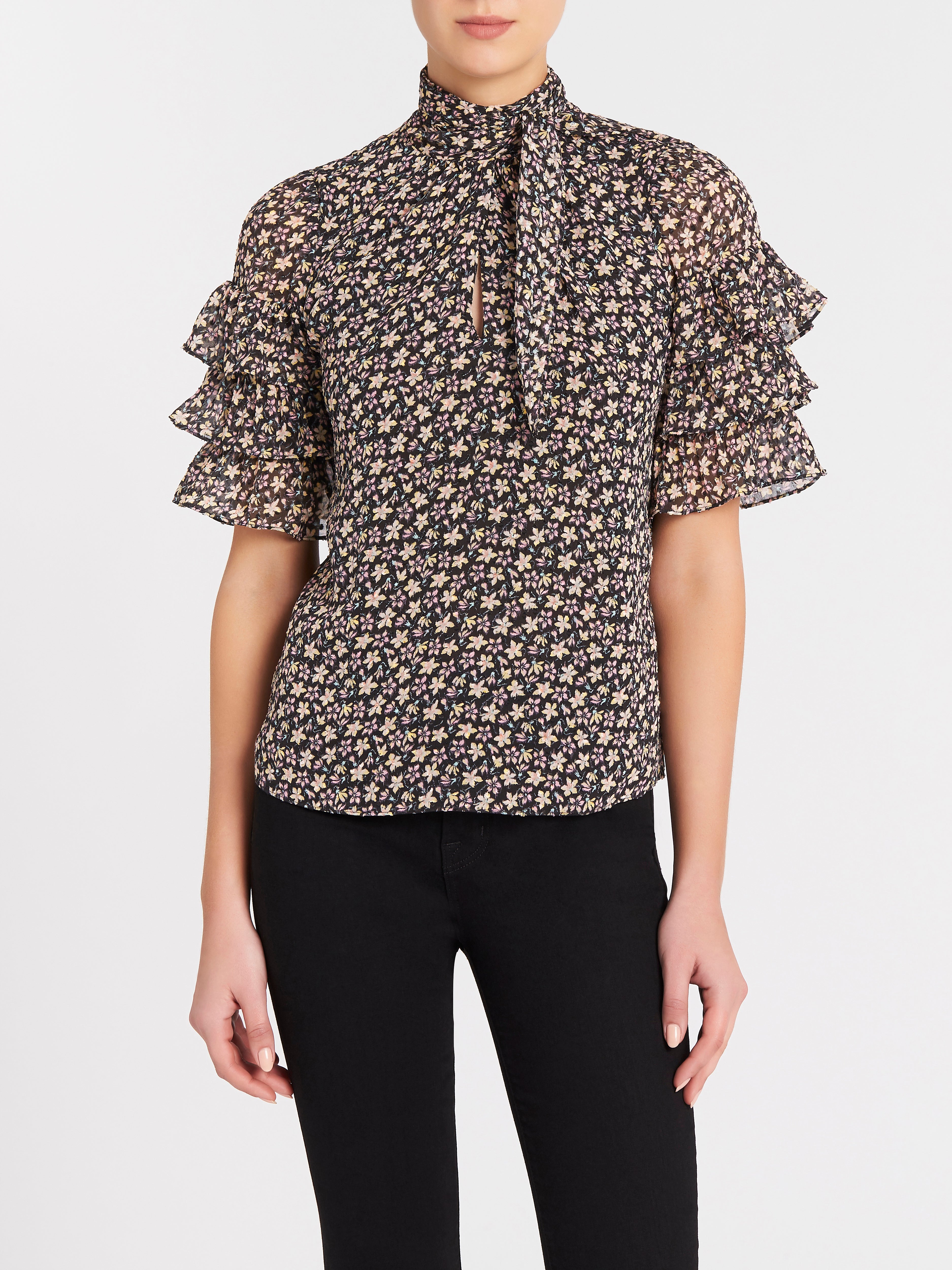 Short Sleeve Louisa Ruffle Top