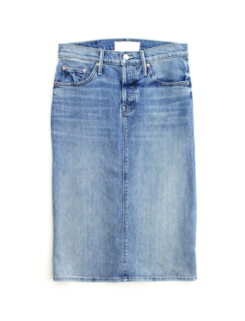 MOTHER The Pencil Pusher Denim Skirt - Farfetch