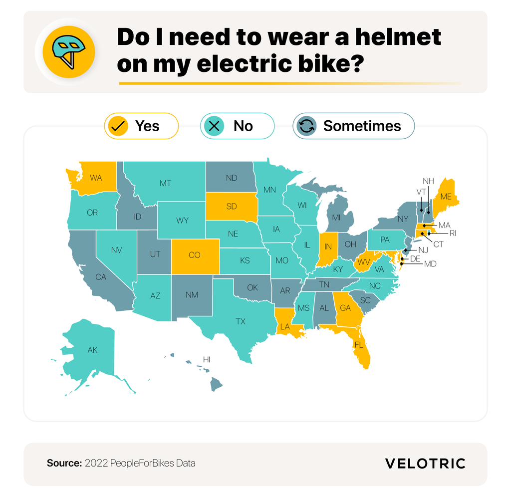 Do I need to wear a helmet on my electric bike?