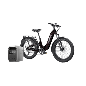 Velotric Nomad 2X Full Suspension Fat Tire Ebike + EcoFlow DELTA 3 Plus Portable Power Station - Velotric