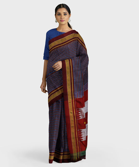 All ILKAL Cotton Silk Saree Handloom – Indiehaat.com