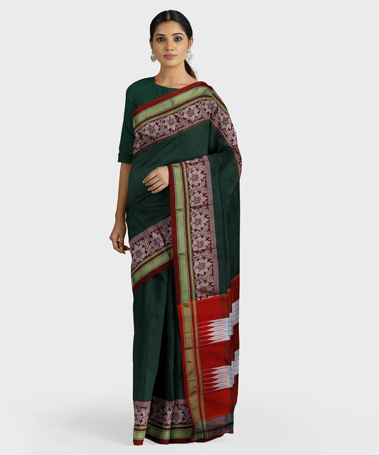 Green And Maroon Fashionable Attractive Zari Work Art Silk Bordered Saree  For Women at Best Price in Noida | Suman Enterprise