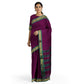 Banashri - Pure Cotton Saree - Purple