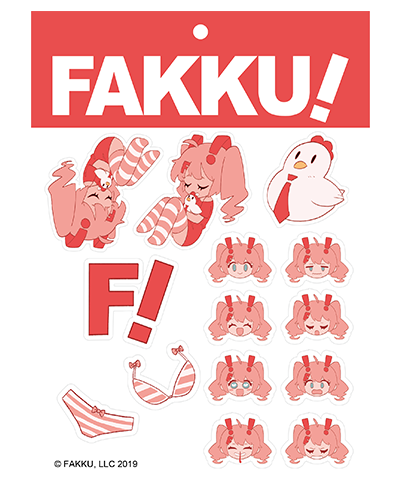 FAKKU Sticker Sheet.