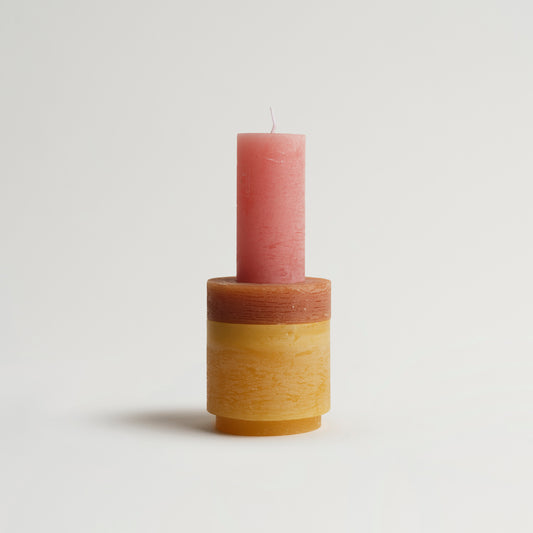 Perfect Pastels Beeswax & Soy Blend Spiral Twist Candles / Dinner Candles / Taper  Candles / Pillar Candles -  Sweden