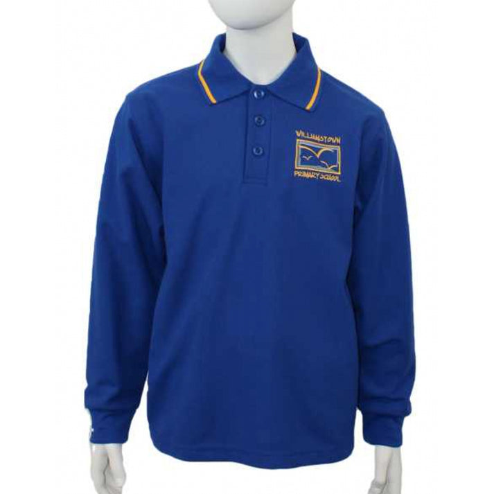 WILLIAMSTOWN PRIMARY LONG SLEEVE POLO – DCS Uniforms