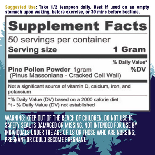 Pine Pollen Tincture – Ascent Nutrition