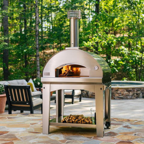 Fontana Forni pizza oven that was gifted as a housewarming present